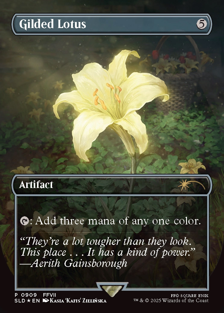 MTG Secret Lair 金粉の水蓮 英語 gilded lotus 522d353c-6221-4cf8-8189-