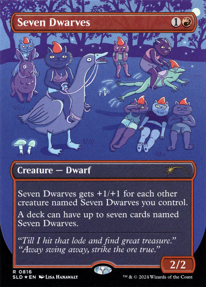 七人の小人 foil Seven Dwarves 0818 sld 七人の小人 foil Seven