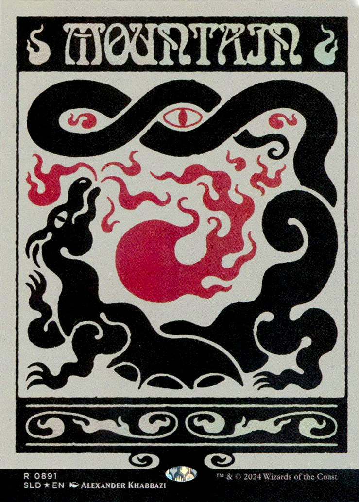 MTG 山 Mountain SLD(0891 sld) 3枚セット 山 (Mountain) · Secret Lair Drop (SLD) #66 · Scryfall Magic