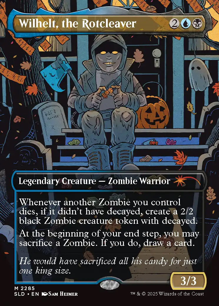 mtg wilhelt commander deck Wilhelt, the Rotcleaver ELITE Zombie Tribal Magic MTG Custom Commander Deck