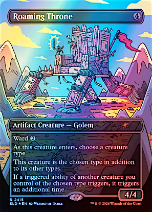 mtg cards like roaming throne V2 Proxy - Custom Proxy for Commander - Proxies Roaming Throne | Secret Lair