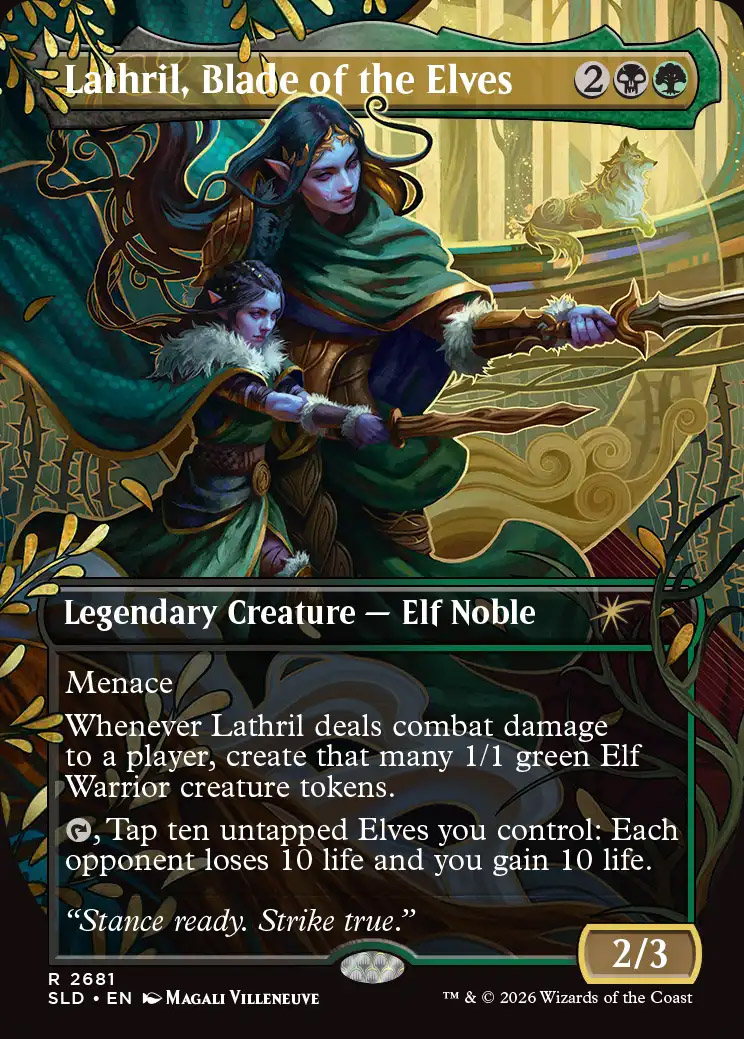 Lathril, Blade of the Elves | Secret Lair | Card Kingdom