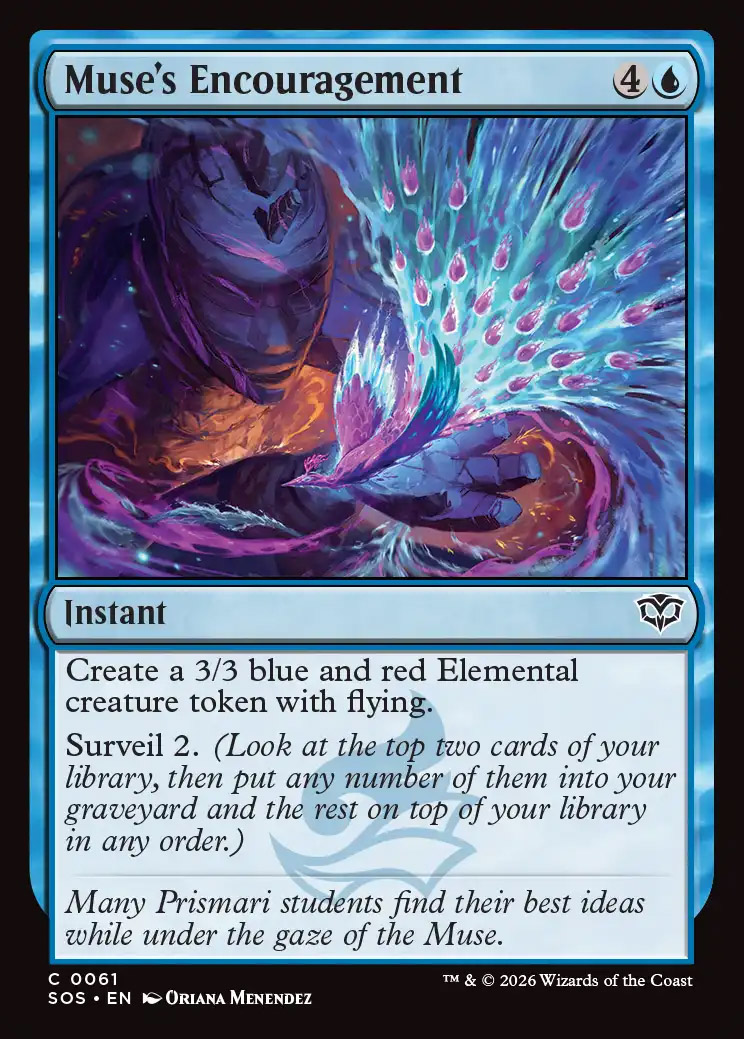 Secrets of Strixhaven: Muse's Encouragement