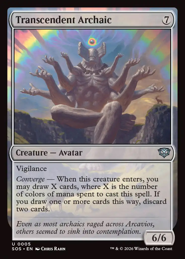 Secrets of Strixhaven Foil: Transcendent Archaic