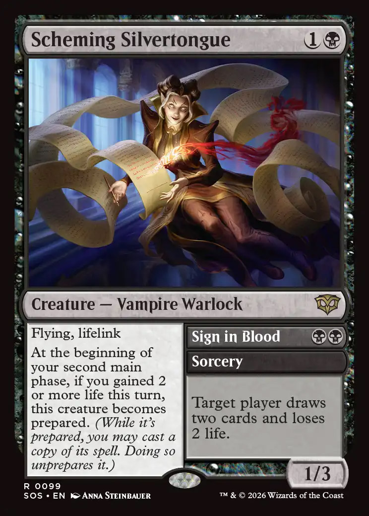 Secrets of Strixhaven Commander Decks: Stensian Sanguinist