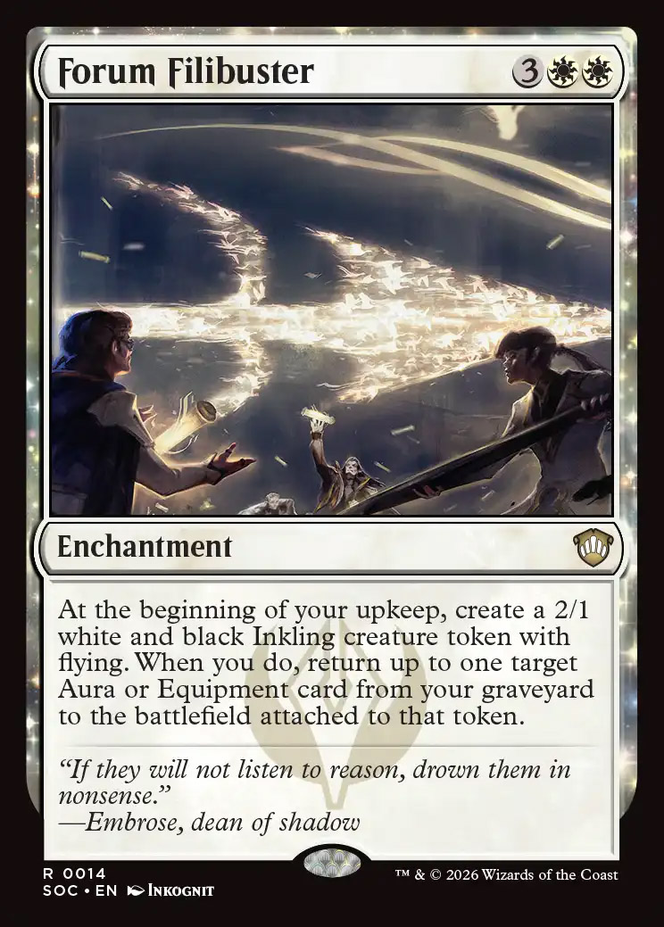 Secrets of Strixhaven Commander Decks: Forum Filibuster