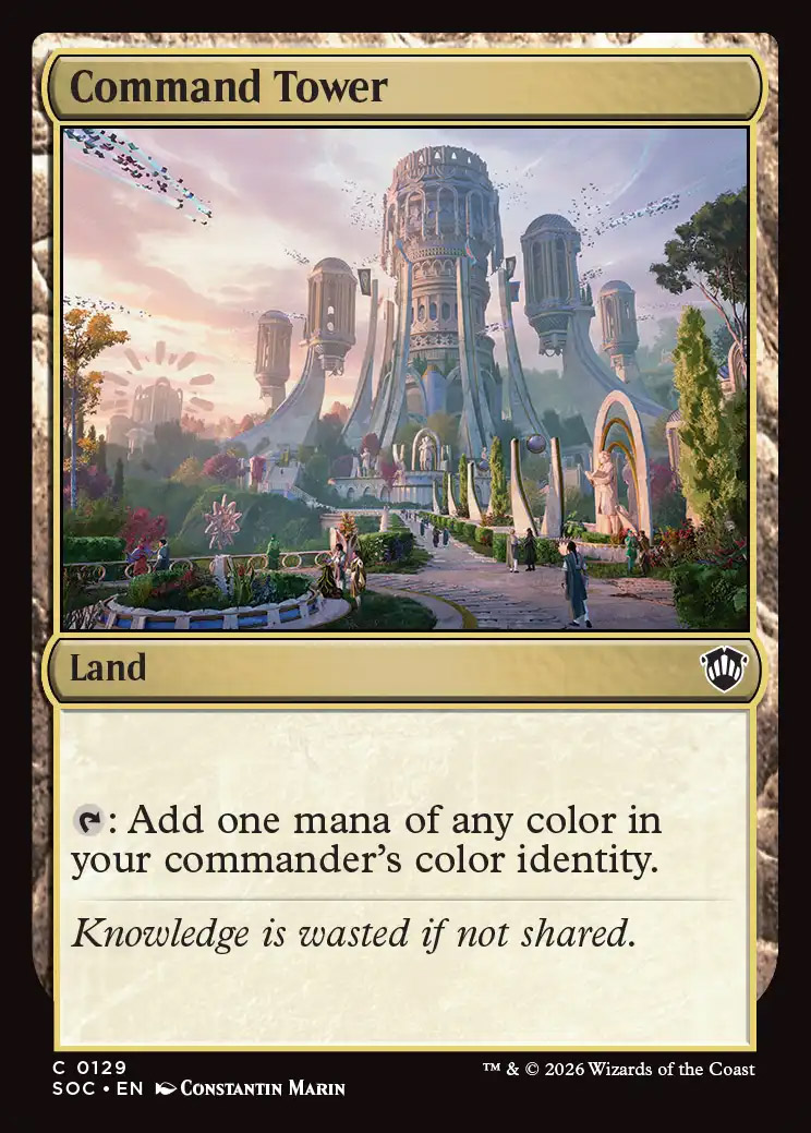 Secrets of Strixhaven Commander Decks: Command Tower
