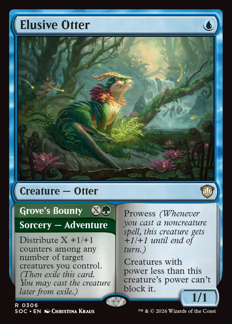 mtg otter deck commander Elusive Otter