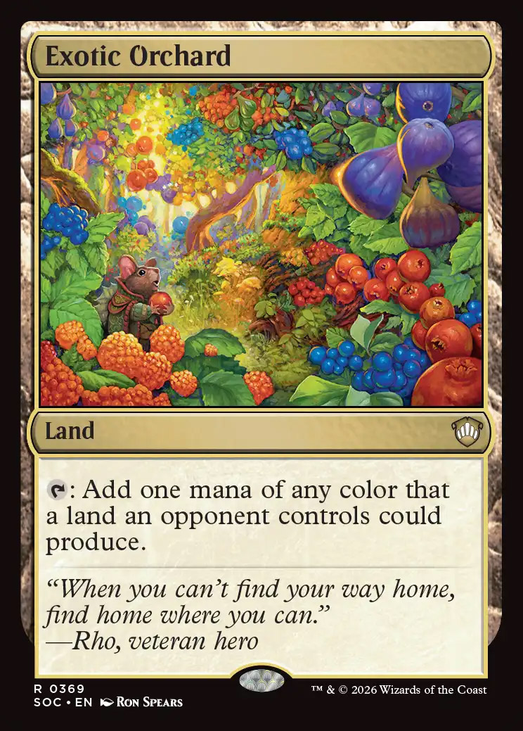 Secrets of Strixhaven Commander Decks: Exotic Orchard