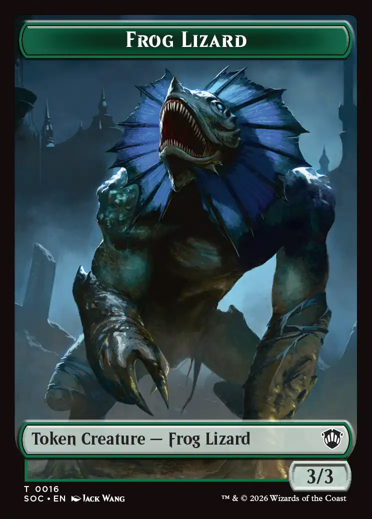 mtg frog deck commander MTG Commander Deck EDH Deck Grolnok, the Omnivore 100 Magic Cards Custom  Deck Frogs Self Mill Simic Frog Deck main image 0