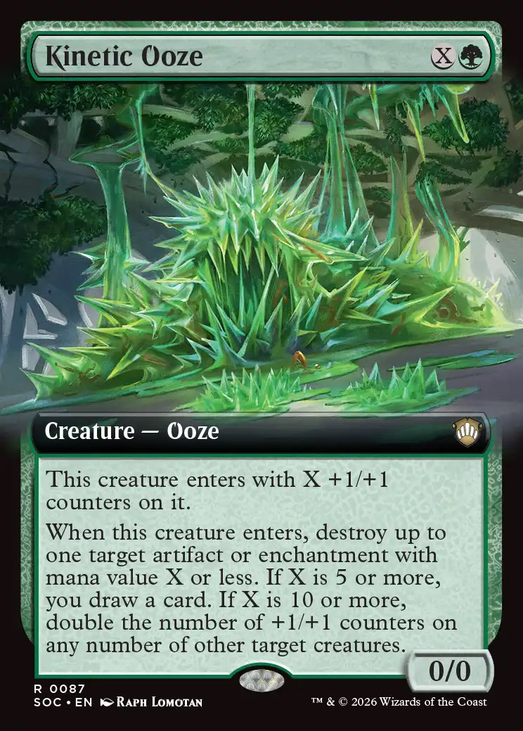 mtg ooze deck commander Secrets of Strixhaven Decks Variants: Kinetic (0087 Mutagen Man, Living Ooze (Commander)