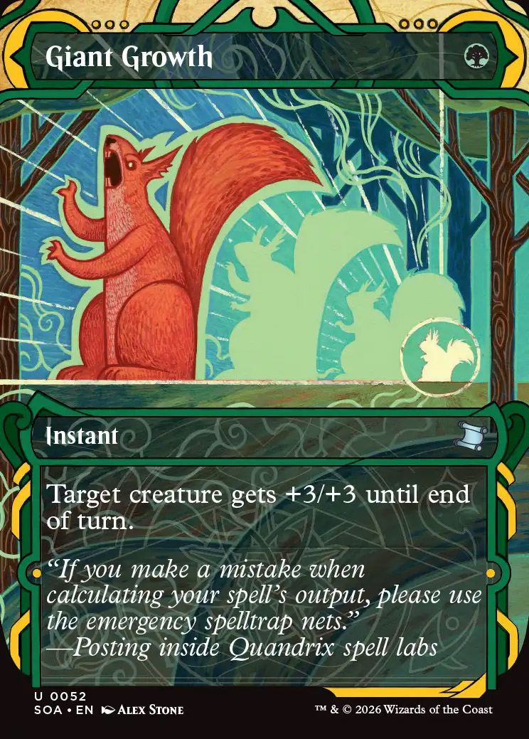 Secrets of Strixhaven Mystical Archive: Giant Growth