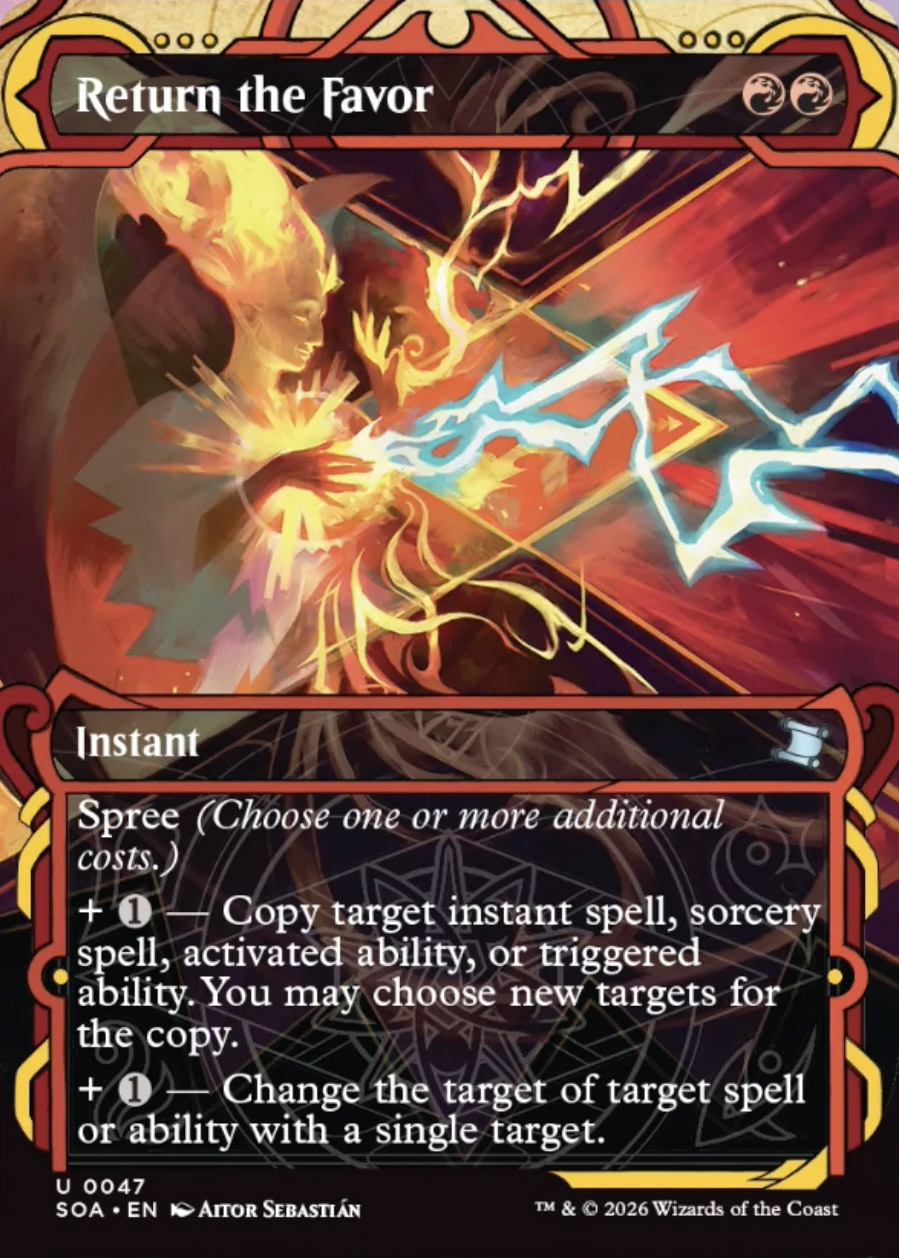 MTG 考慮　foil Secrets of Strixhaven Mystical Archive Foil: Return the Favor