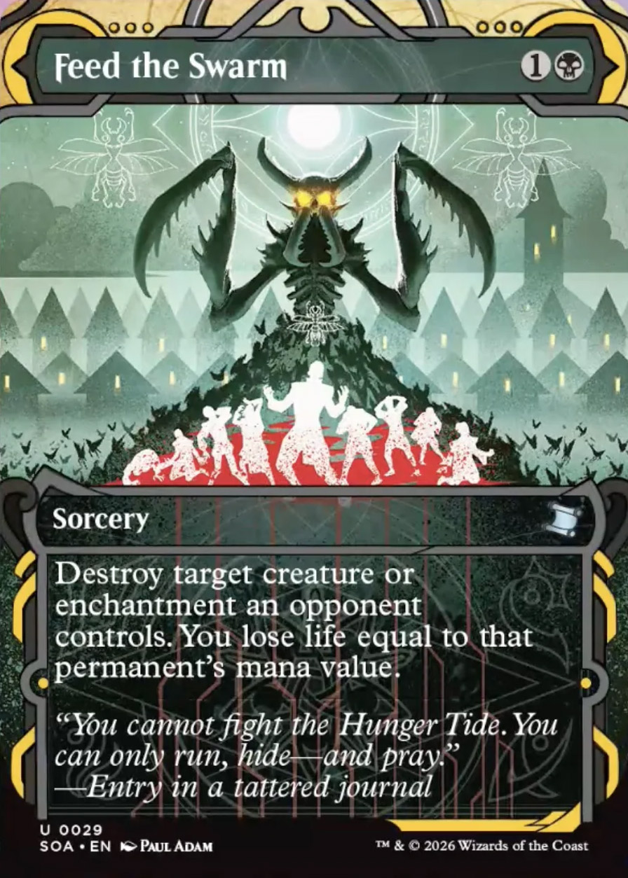 best cards from a swarm deck mtg Magic The Gathering Commander Masters Commander Deck Sliver Swarm main image 0