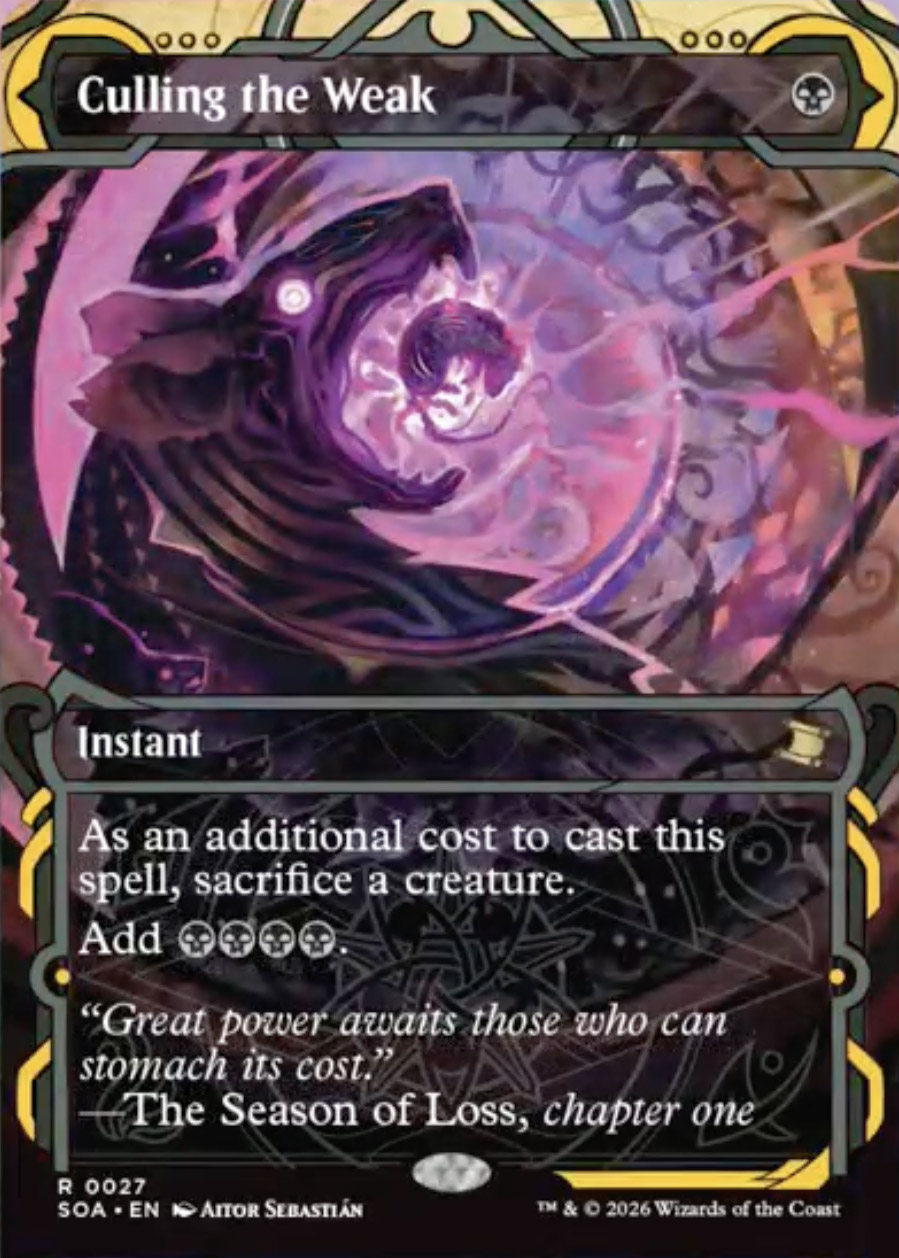 Secrets of Strixhaven Mystical Archive Foil: Vampiric Tutor