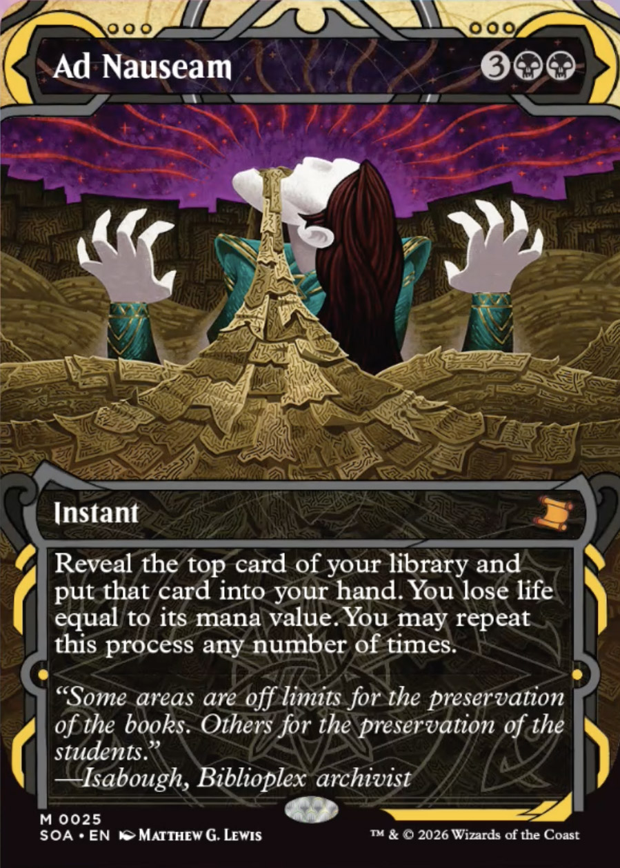 Secrets of Strixhaven Mystical Archive Foil: Ad Nauseam