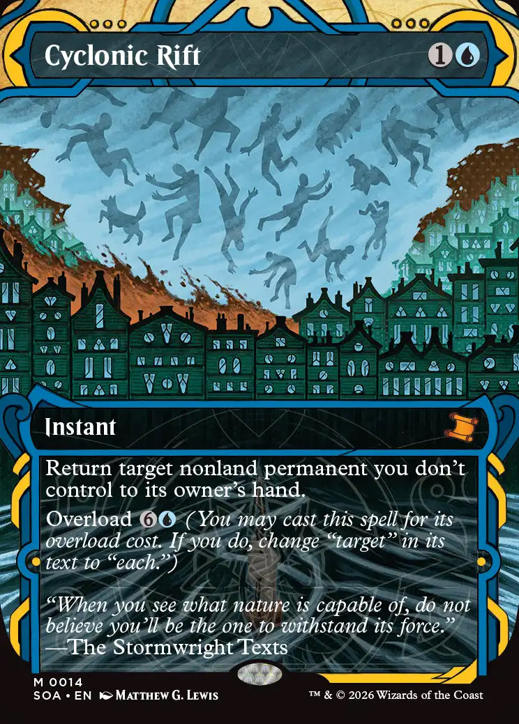 Secrets of Strixhaven Mystical Archive Foil: Cyclonic Rift