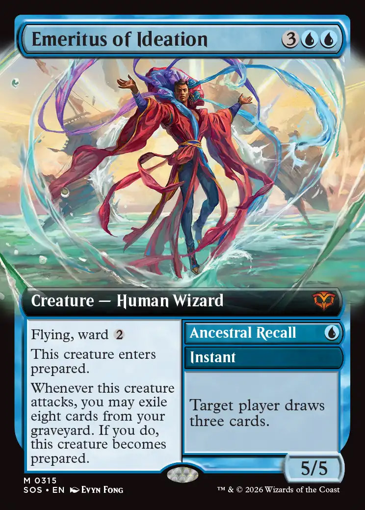 Secrets of Strixhaven Variants Foil: Emeritus of Ideation (0315