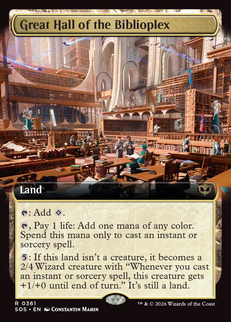 Secrets of Strixhaven Variants Foil: Great Hall of the Biblioplex