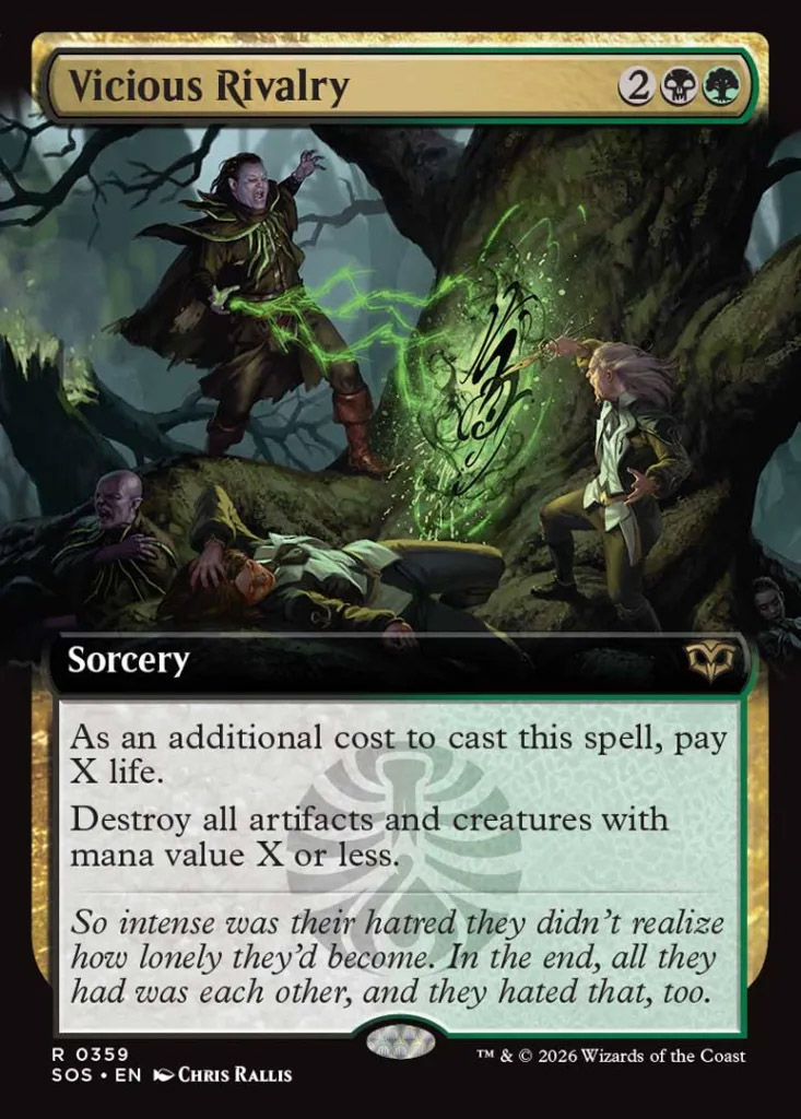 Secrets of Strixhaven Variants: Vicious Rivalry (0359 - Extended Art)