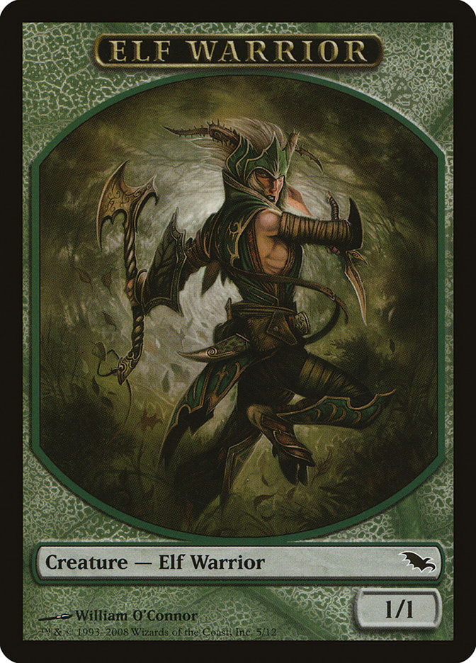 Elf Warrior Token | Shadowmoor | Modern | Card Kingdom