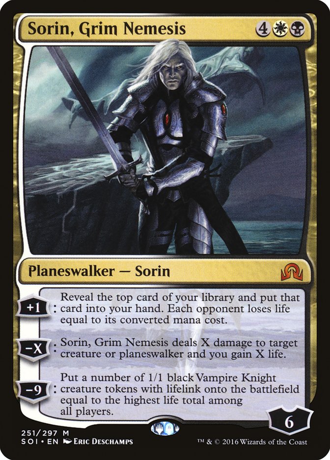 sorin cards mtg Sorin of House Markov // Sorin, Ravenous Neonate (Borderless) [Modern  Horizons 3] main image 0