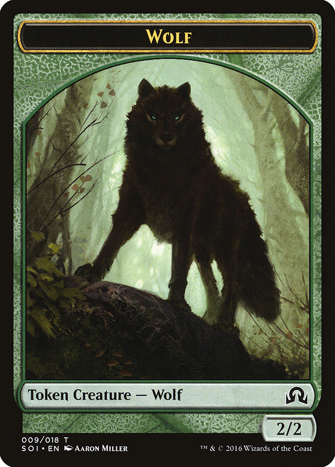 mtg cards that make wolf tokens Amazon.com: Mtg Wolf Token main image 0