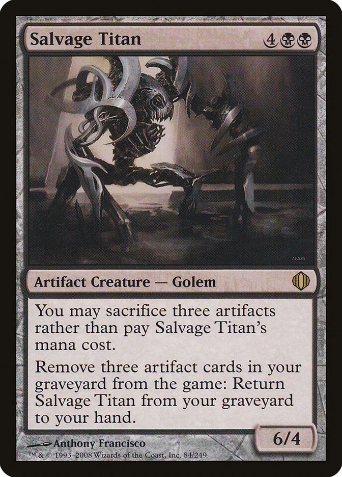 mtg shards of alara cards Rare Master of Etherium #49 Play with the top card of your library revealed Salvage Titan | Shards of