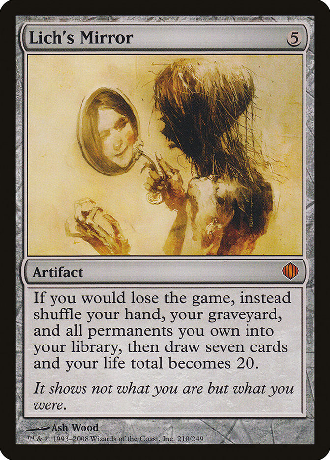 mtg lich cards Magic the Gathering - Commander Anthology Legendary Enchantment Phylactery Lich MTG Core Set