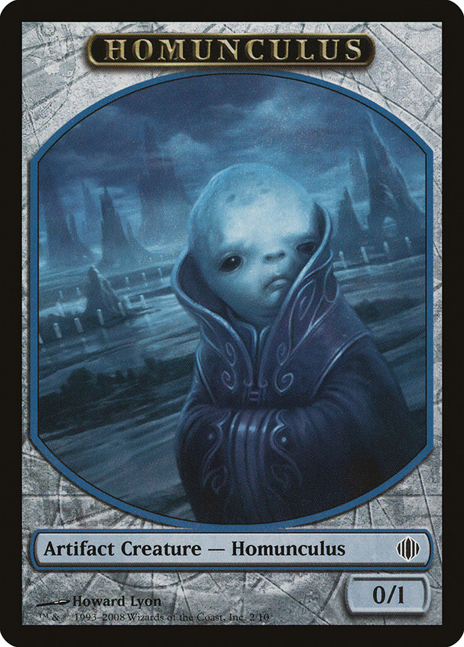 mtg homunculus cards Magic The Gathering - Furtive (064/297) Foundations (FDN) #41 Illustrated by Adrin Rodrguez Prez Magic Homunculus Token | Shards of