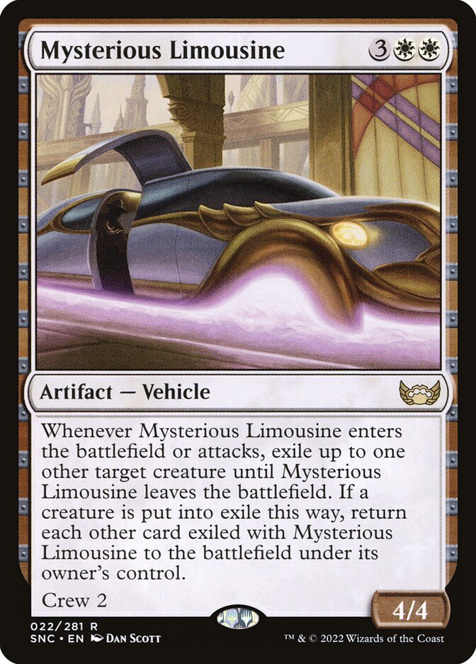 Mysterious Limousine | Streets of New Capenna | Standard | Card Kingdom