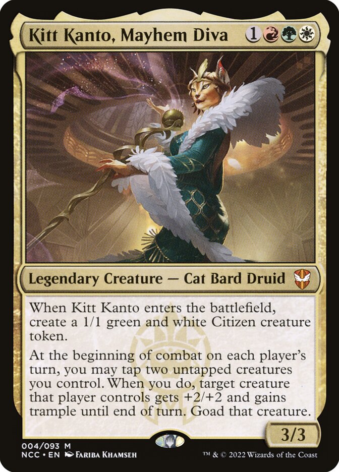 Kitt Kanto, Mayhem Diva | Streets of New Capenna Commander Decks | Commander  | Card Kingdom