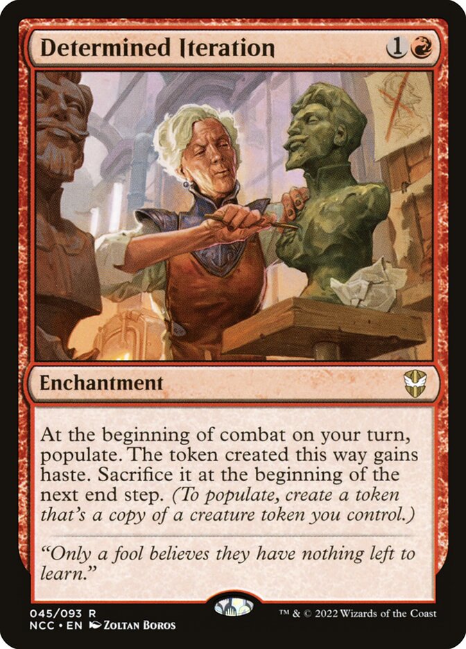 Determined Iteration - Red - 045/093 - Commander: Streets of New Capenna (NCC)