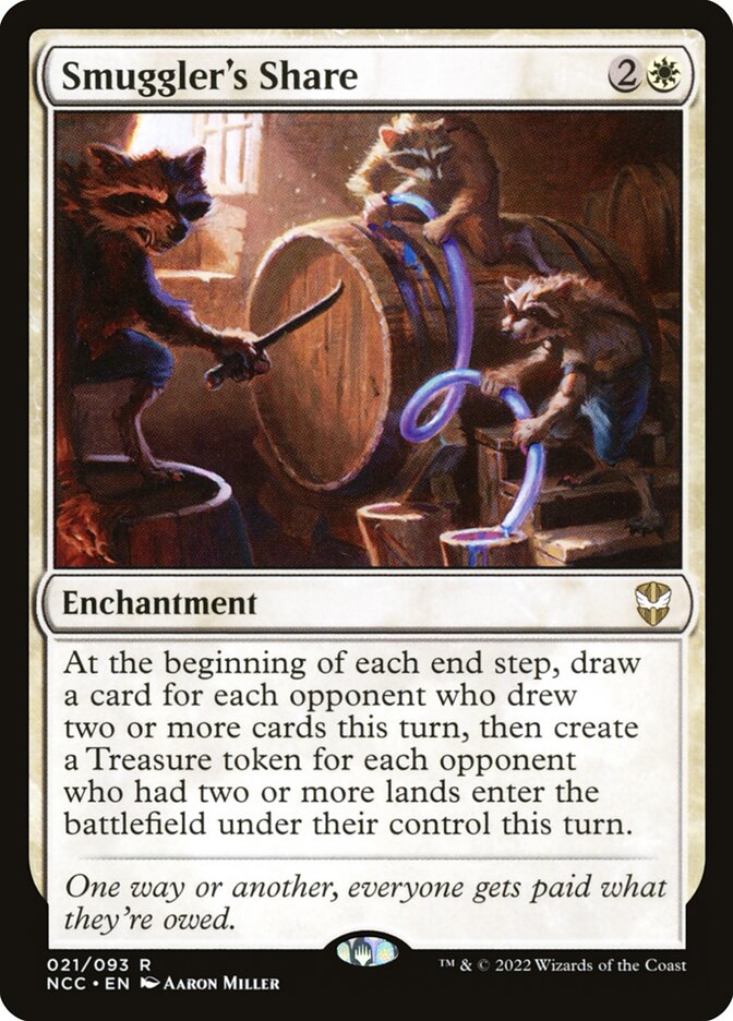 Smuggler's Share [Streets of New Capenna Commander] Heavily Played