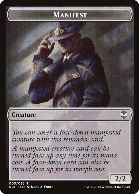Manifest Token // Copy Token | Streets of New Capenna Commander Decks |  Commander | Card Kingdom