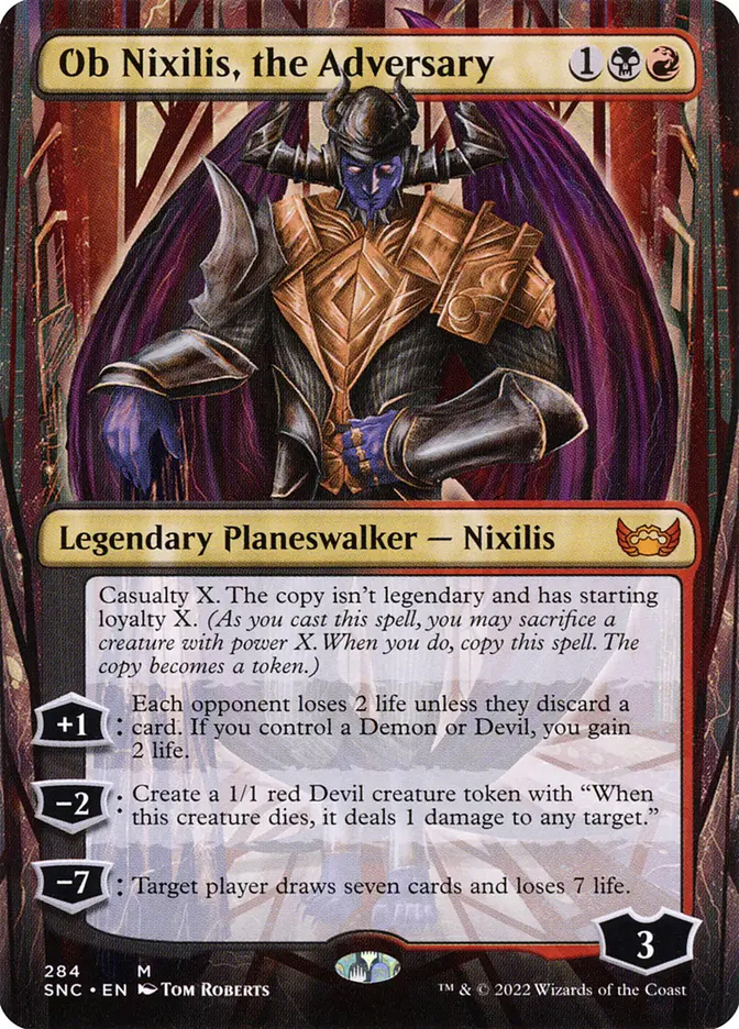【美品・未使用】Ob Nixilis, the Adversary streets-of-new-capenna-