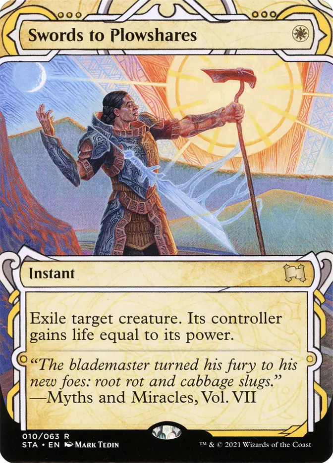 マジック：ザ・ギャザリング Magic The Gathering Swords to Plowshares Swords to Plowshares | Strixhaven Mystical Archive | Card Kingdom