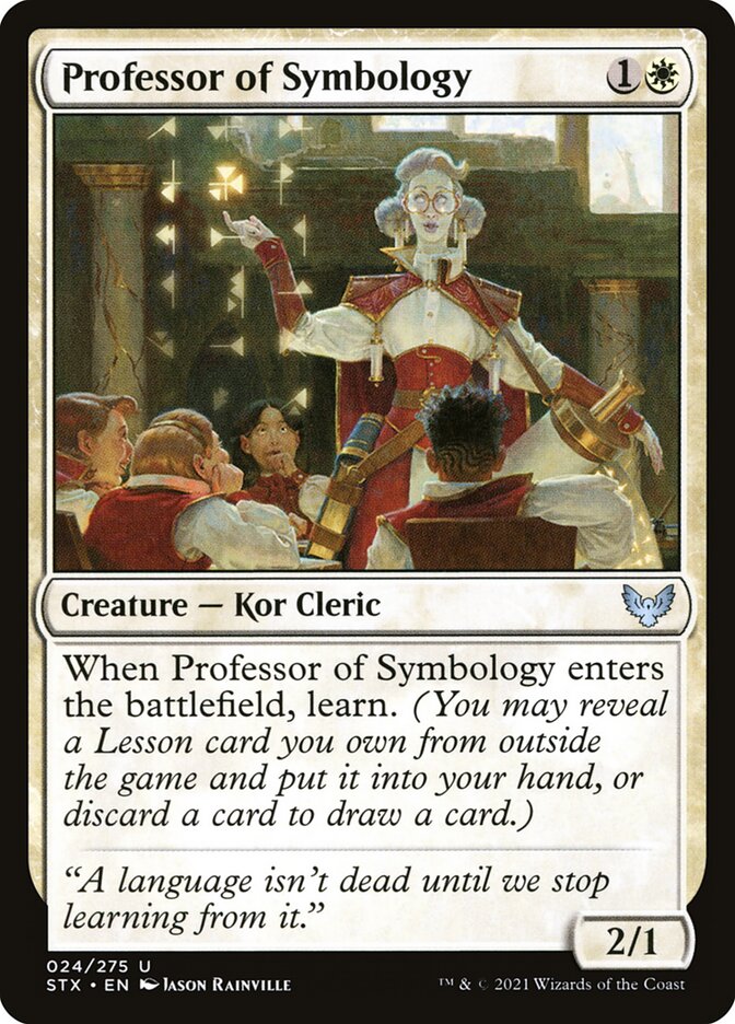 the professor mtg card TCC Token & Land Signed 6 Illustrated by Leroy Steinmann All Magic The Professor of ____ (many