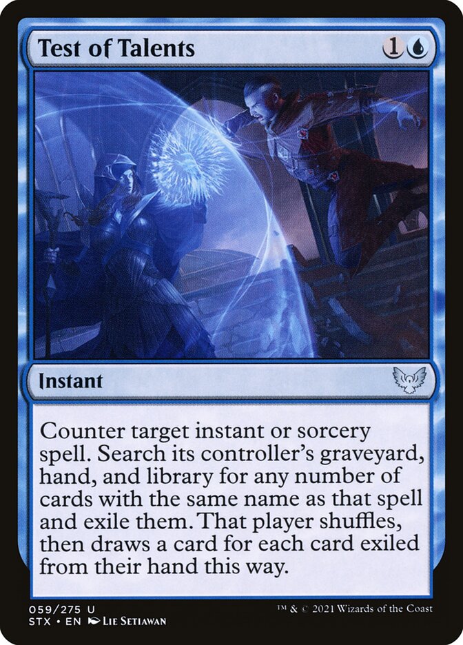 Test of Talents | Strixhaven: School of Mages | Pioneer | Card Kingdom