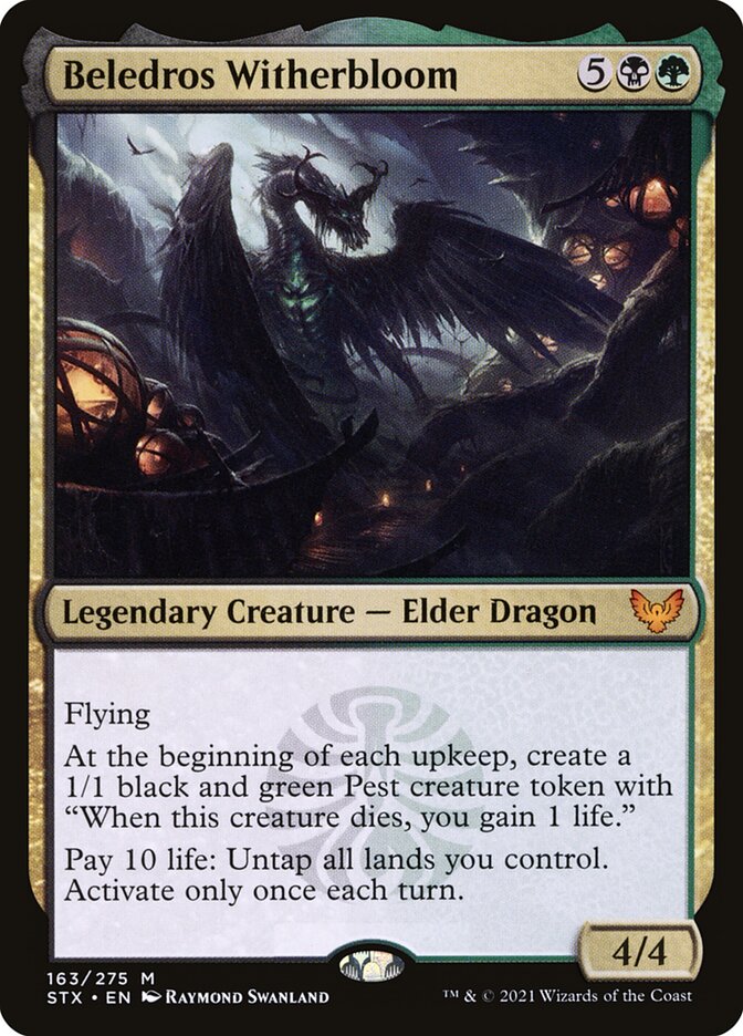 Mtg Strixhaven: School of Mages Beledros Witherbloom