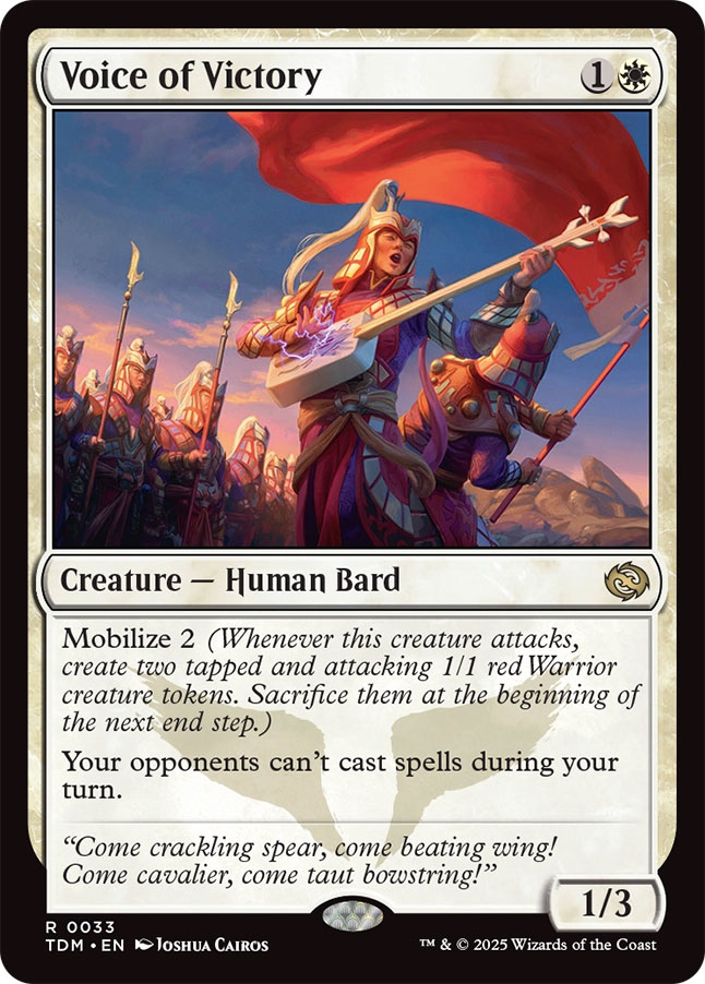Tarkir: Dragonstorm Foil: Voice of Victory