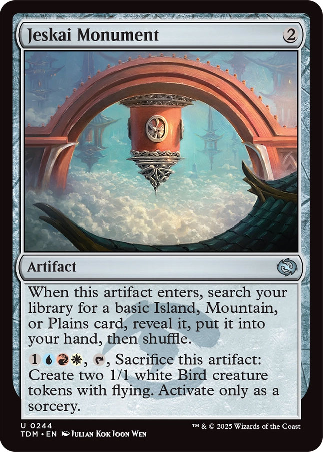 Tarkir: Dragonstorm Foil: Jeskai Monument