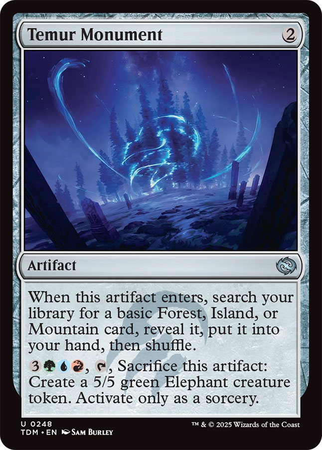 Tarkir: Dragonstorm Foil: Temur Monument