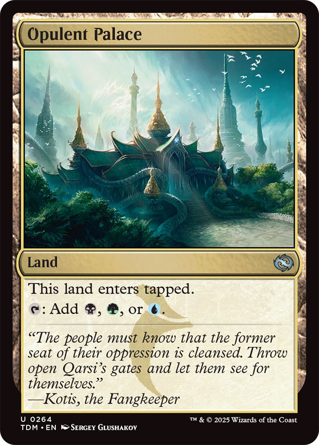 Tarkir: Dragonstorm Foil: Opulent Palace