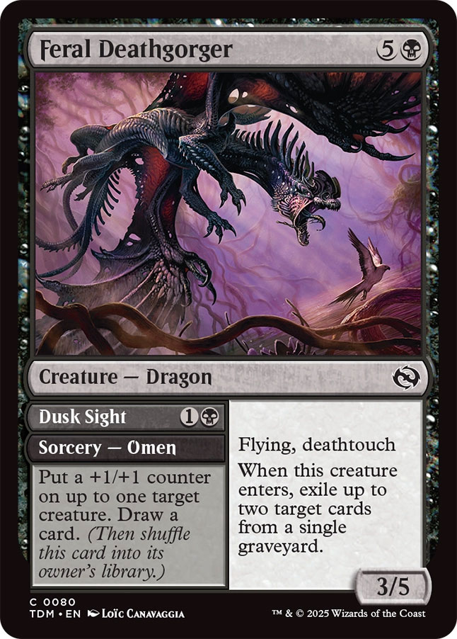 Tarkir: Dragonstorm Foil: Feral Deathgorger