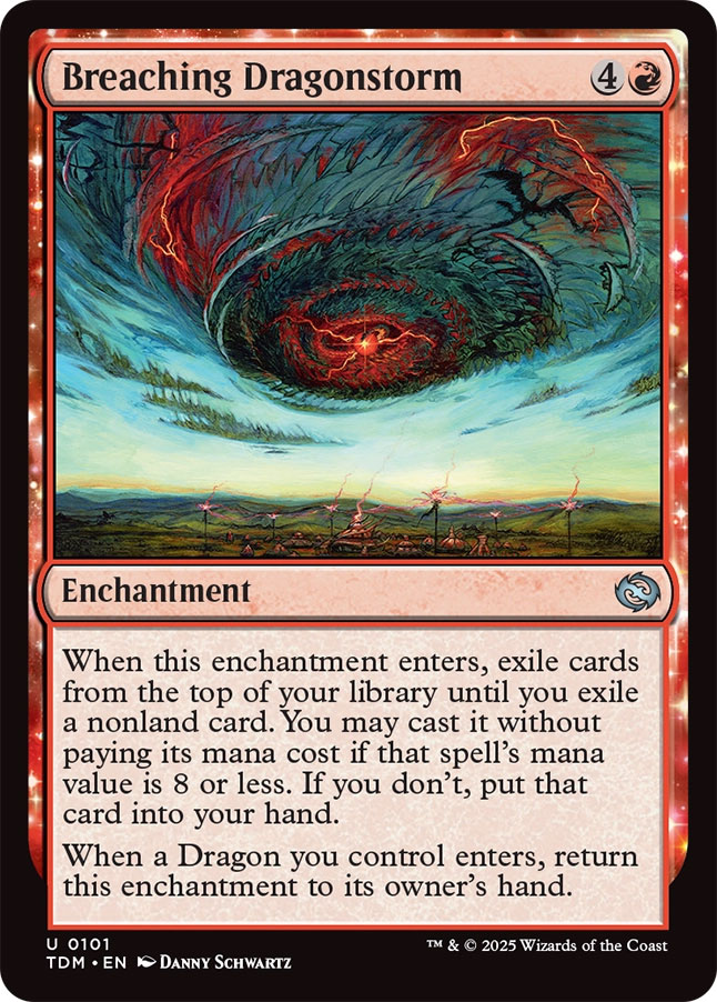 Tarkir: Dragonstorm Foil: Breaching Dragonstorm