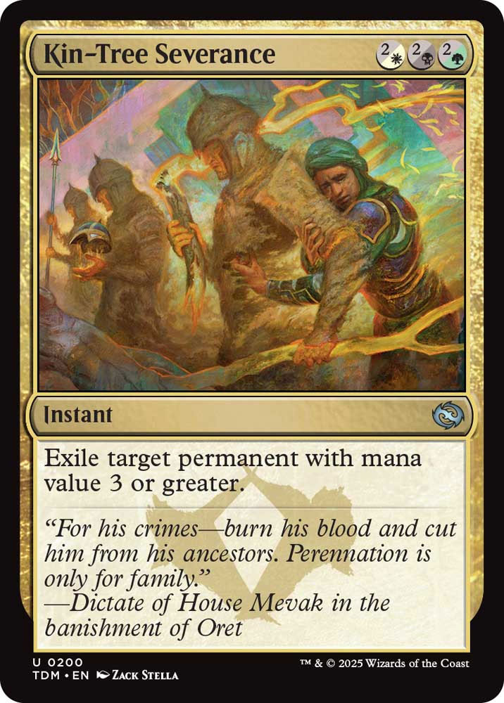 Tarkir: Dragonstorm Foil: Kin-Tree Severance