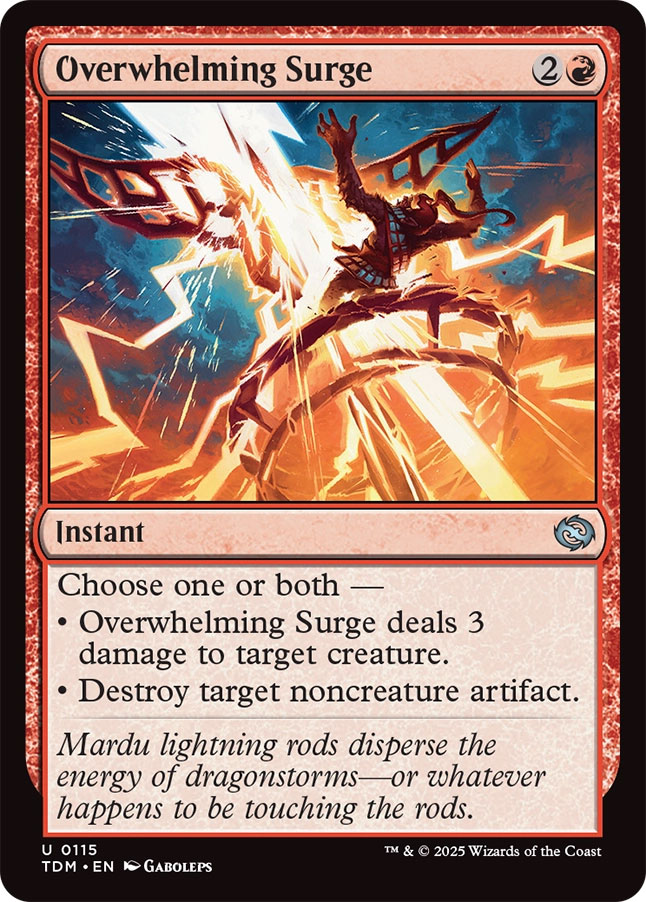 Tarkir: Dragonstorm Foil: Overwhelming Surge