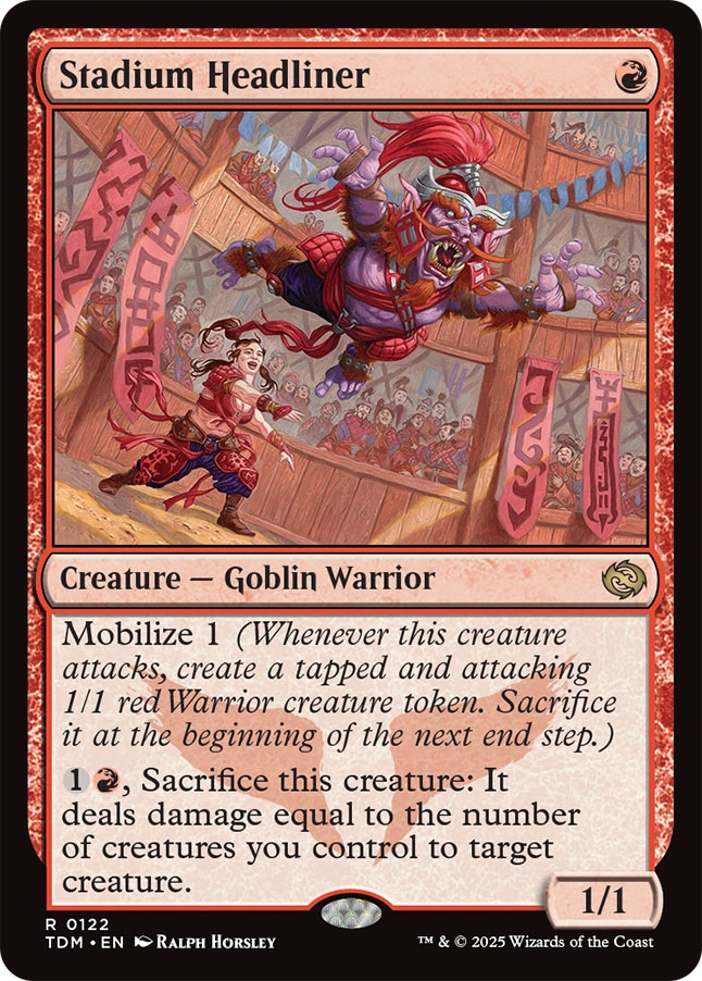 headliner cards mtg Magic The Gathering - Modern Horizons 2 - Rakdos Headliner