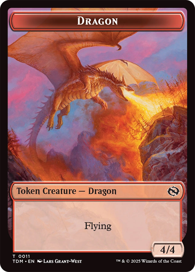 Tarkir: Dragonstorm Foil: Dragon Token (0011)